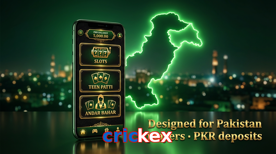 Main screen of Crickex pk page for PK players